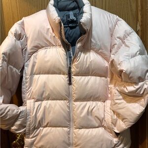 The North Face Women's Light Pink Puffer Jacket